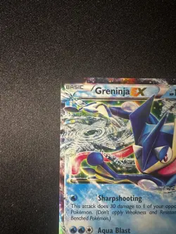 Greninja EX XY20- XY Black Star Promo Holo Rare Pokemon Card NM - Image 2