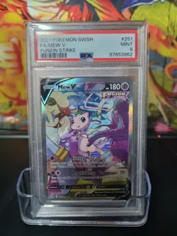 Mew V - 251/264 - Alternate Art - Fusion Strike - Pokemon Card - NM/M Psa 9 - Image 1