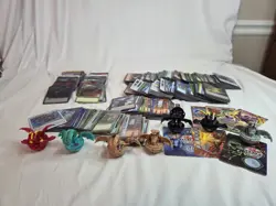 Bakugan Lot of 7 Battle Brawlers, 650+ TCG Cards, 3 metal cards, 50 CCs - Image 1