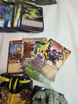 Bakugan Lot of 7 Battle Brawlers, 650+ TCG Cards, 3 metal cards, 50 CCs - Image 5