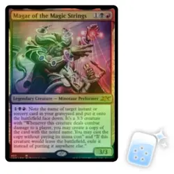 FOIL MAGAR OF THE MAGIC STRINGS (GALAXY FOIL) Unfinity Magic MTG MINT CARD - Image 1