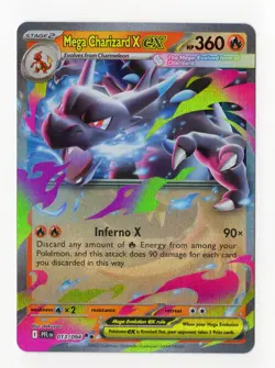 Mega Charizard X EX 13/94 Phantasmal Flames Card - Image 1