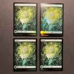 MTG Duskmourn Basic Land Lot (x20 total) FULL ART, FOIL; 4 cards each land NM/M - Image 5
