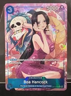 Boa Hancock (Alt Art) OP13-051 R Carrying on His Will ONE PIECE Card ENGLISH - Image 1