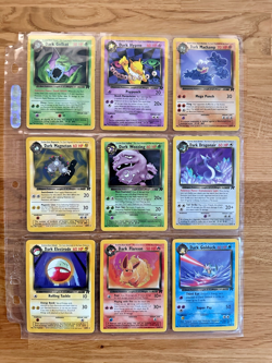 Vintage Team Rocket Unlimited Rare, Uncommon, & Common 33x Pokemon Card Lot - Image 3