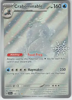 Pokemon Crabominable - (Holiday Calendar) 149/142 Miscellaneous Cards & Products - Image 1