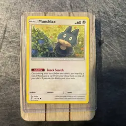 Munchlax 173/236 Pokemon Unified Minds Uncommon Near Mint Card (NM) - Image 1