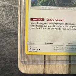 Munchlax 173/236 Pokemon Unified Minds Uncommon Near Mint Card (NM) - Image 4
