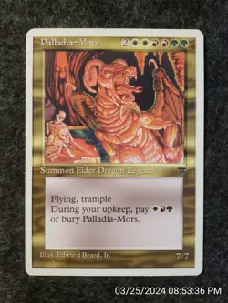 Palladia-Mors Chronicles NEVER PLAYED MINT Rare MAGIC MTG CARD (DS3D1E7) - Image 1