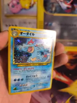 Pokemon Karte Card Impergator Feraligatr Neo Genesis Promo Holo Wotc japanese NM - Image 3