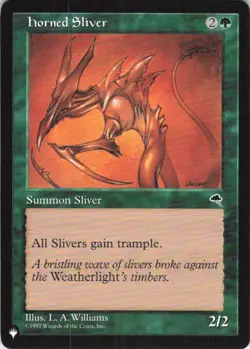 MTG Horned Sliver | NM | The List {LST} - Image 1