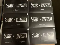 MTG Secret Lair x Marvel Rainbow Foil Edition - FULL SET of 6 | New Sealed ? - Image 1