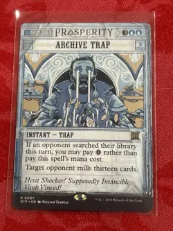 MTG - Archive Trap - Outlaws of Thunder Junction: Breaking News NM - Image 1
