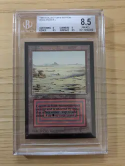 1993 Magic The Gathering Collector's Edition Badlands - BGS 8.5 - Dual Land - Image 1
