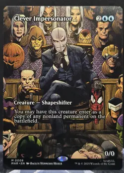 Clever Impersonator #8 Marvel's Spider-Man Borderless Regular Mythic - Image 1