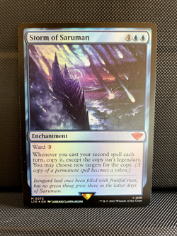 Storm of Saruman - MTG Magic - LOTR - NM - FOIL - Image 1