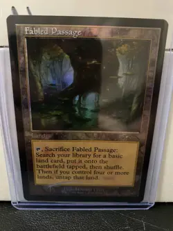 MTG [RETRO FOIL] Fabled Passage {WPN & Gateway Promos} - NM - Image 1