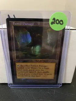 MTG [RETRO FOIL] Fabled Passage {WPN & Gateway Promos} - NM - Image 3