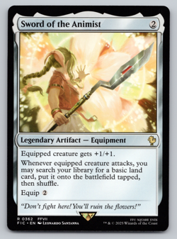 Sword of the Animist - Final Fantasy Commander - MTG - Image 1