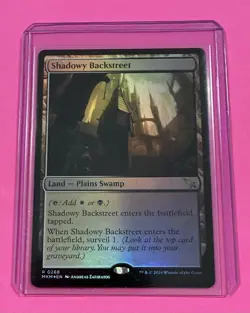 MTG - Shadowy Backstreet - Foil - Murders at Karlov Manor - Image 1
