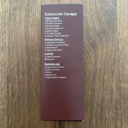 Magic the Gathering Cavalcade Charge Challenger Deck Chandra opened never played - Image 2