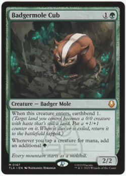 Badgermole Cub [Avatar: The Last Airbender] MTG - Image 1