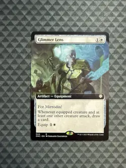MTG Glimmer Lens #044 Extended Art Rare Commander: Phyrexia: AWBO (ONC) - Image 1
