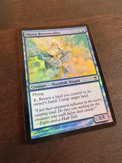Oboro Breezecaller - Foil LP Saviors of Kamigawa MTG - Image 4