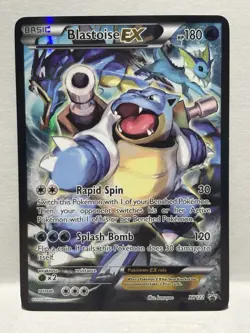 Blastoise EX Pokemon XY122 Generations Full Art holo Black Star Promo -MINT- - Image 2