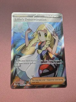 Pokemon TCG Mega Evolution Lillie’s Determination Full Art Trainer Card 169/132 - Image 1