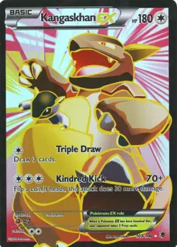 Beautiful Pokemon Kangaskhan EX Flashfire Holo 103/106 Full Art - Image 1