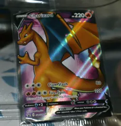 Pokemon Charizard V SWSH050 Champion's Path Promo Holo Full Art Sealed - Image 1