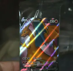 Pokemon Charizard V SWSH050 Champion's Path Promo Holo Full Art Sealed - Image 2