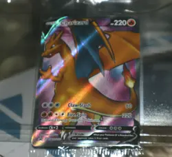 Pokemon Charizard V SWSH050 Champion's Path Promo Holo Full Art Sealed - Image 4