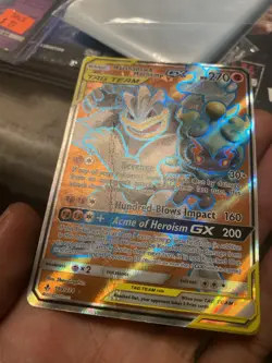 Pokemon TCG Marshadow & Machamp GX 198/214 Tag Team Sm-Unbroken Bonds MP - Image 3