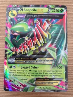 2015 Pokemon M Sceptile EX 8/98 Ultra Rare Ancient Origins - NM - Image 1