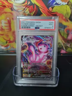 Pokemon TCG Mew Vmax Fusion Strike 269/264 Holo Secret Rare Psa 9 - Image 1