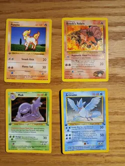 Pokemon TCG Vintage Holo 1st Edition Black Star Promo Lot Stamped Shadowless - Image 1