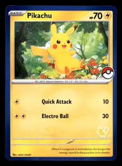 Pikachu Blue Border Stamped My First Battle - Pokemon - Image 1