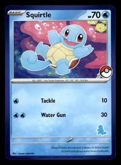 Squirtle Blue Border Stamped My First Battle - Pokemon - Image 1