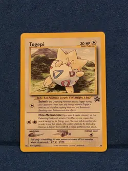 Pokemon TCG Togepi WotC Black Star Promo #30 NM+ (2001) - Image 1