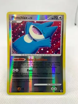 Munchlax Rising Rivals 69/111 Reverse Holo Common Pokemon TCG - Image 2