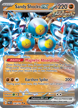 Sandy Shocks ex 108/182 - Paradox Rift - Pokemon TCG - Double Rare - Image 1