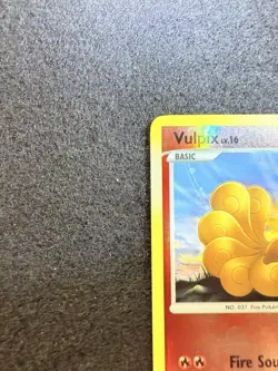 Pokemon Vulpix Reverse Holo 107/123 from Mysterious Treasures in DMG condition! - Image 3