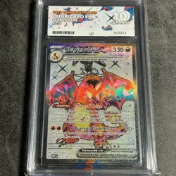 Pokemon Charizard EX 215/197 Secret Rare Obsidian Flames ACE 10 GEM MINT - Image 1