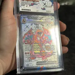 Pokemon Charizard EX 215/197 Secret Rare Obsidian Flames ACE 10 GEM MINT - Image 3