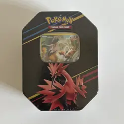 Pokemon TCG Crown Zenith Galarian Zapdos Tin (Sealed) - Image 1