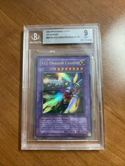 2003 Yu-Gi-Oh! XYZ-Dragon Cannon 1st Edition BGS 9 Graded Card Psa 9 - Image 1