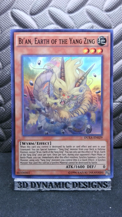 | Yugioh Bi'an, Earth of the Yang Zing DUEA-EN029 Super Rare NM/M ?? | - Image 1