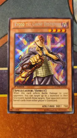 YuGiOh! Kycoo The Ghost Destroyer - LCYW-EN242 - Secret Rare 1st Edition - VLP - Image 1